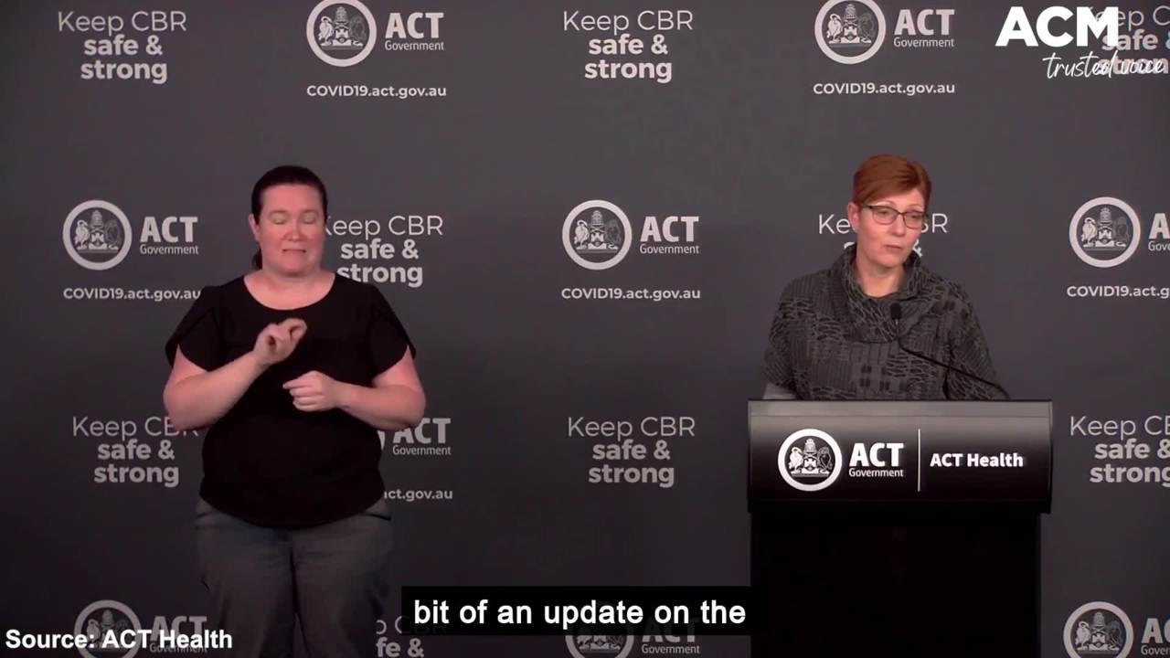 Visitors permitted in ACT hospitals from Friday - Rachel Stephen-Smith COVID-19 Press Conference | October 27, 2021 | ACM
