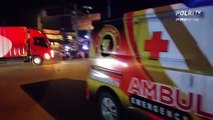 Tabrakan Beruntun Bus Mira Dengan 6 Mobil dan 2 Motor di Bantul Yogyakarta
