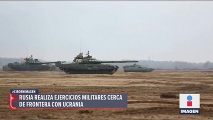 Rusia realiza ejercicios militares cerca de frontera con Ucrania