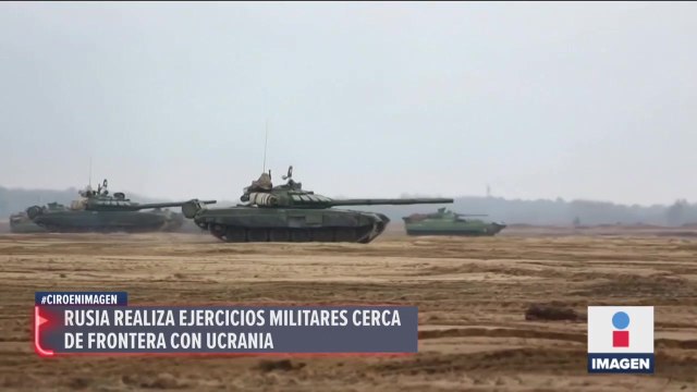 Rusia realiza ejercicios militares cerca de frontera con Ucrania