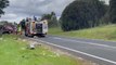 Car crash blocks Tasman Highway traffic at St Leonards - November 2021 - The Examiner