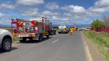Emergency services respond to car, truck crash at rural intersection - October 2021 - The Examiner