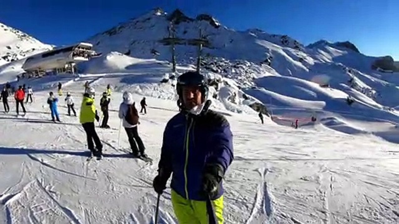 Sunny slopes of Ischgl