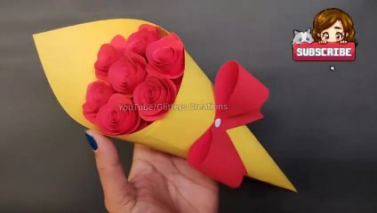 How To Make Round Tissue Paper Flower - DIY Paper Craft 