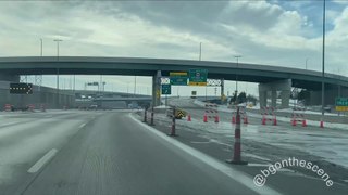 Ambassador Bridge Exits Closed in Michigan due to Freedom Convoy Border Blockade in Windsor