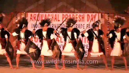 Adi Minyong Tapu war dance from Arunachal Pradesh