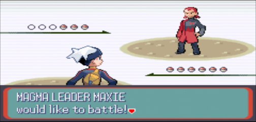 Pokemon Ruby - Team Magma Boss 1st Battle: Maxie