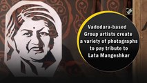 Vadodara-based artists create a variety of photographs to pay tribute to Lata Mangeshkar