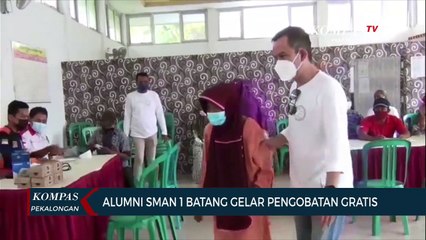 Alumni SMAN 1 Batang Gelar Pengobatan Gratis Untuk Lansia