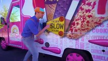 BLIPPI Explores an Ice Cream Truck _ Nursery Rhymes & Kids Songs _ Moonbug Kids Play and Learn