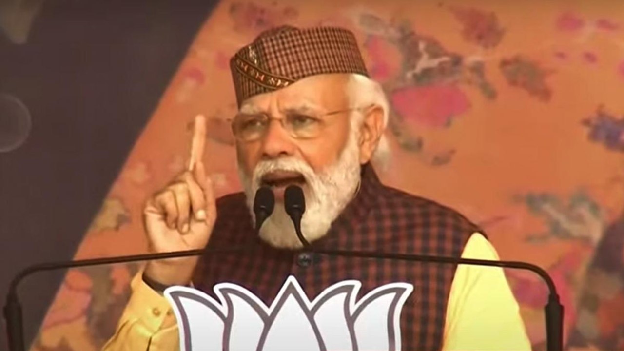 PM Modi rallies in Rudrapur ahead of Uttarakhan...