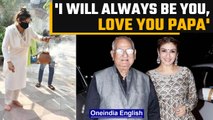 Raveena Tandon emotional as she bids father goodbye, performs last rites of Ravi Tandon | OneIndia