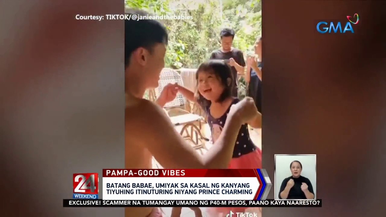 Batang babae, umiyak sa kasal ng kanyang tiyuhing itinuturing niyang prince charming | 24 Oras