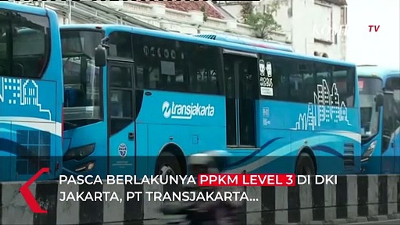 PPKM Level 3 Berlaku di DKI, Begini Aturan Naik Transjakarta