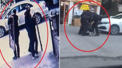 Güpegündüz bahçe kapısını çalarken yakalandılar