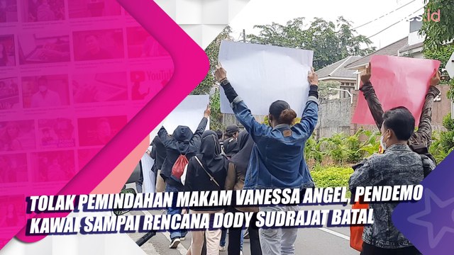 Tolak Pemindahan Makam Vanessa Angel, Pendemo Kawal Sampai Rencana Dody Sudrajat Batal