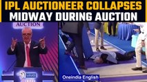 IPL auctioneer collapses during IPL 2022 mega auction, rushed to hospital  | OneIndia News