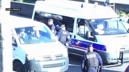 Le "convoi des libertés" est arrivé à Paris, face à un important dispositif policier