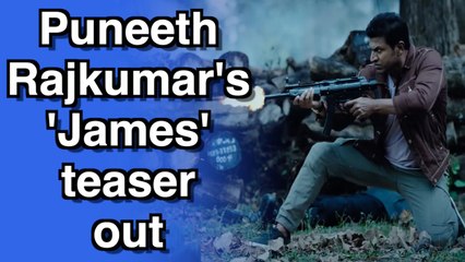 Kannada superstar Puneeth Rajkumar's last film 'James' teaser out