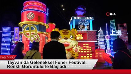 Tayvan’da Geleneksel Fener Festivali Renkli Görüntülerle Başladı