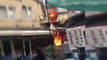Tahran'da tarihi çarşıda yangın: 30 dükkan alev alev yandı