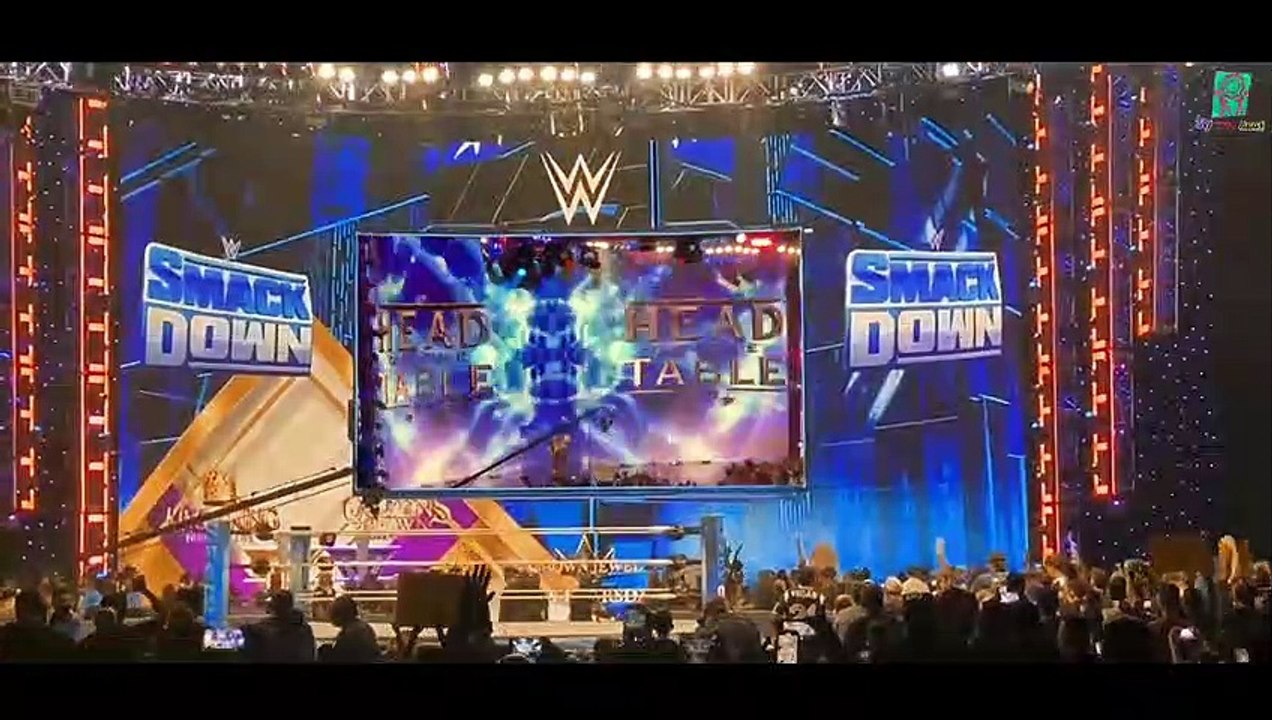 Roman Reigns new look entrance at Smackdown Live 2022_1080p