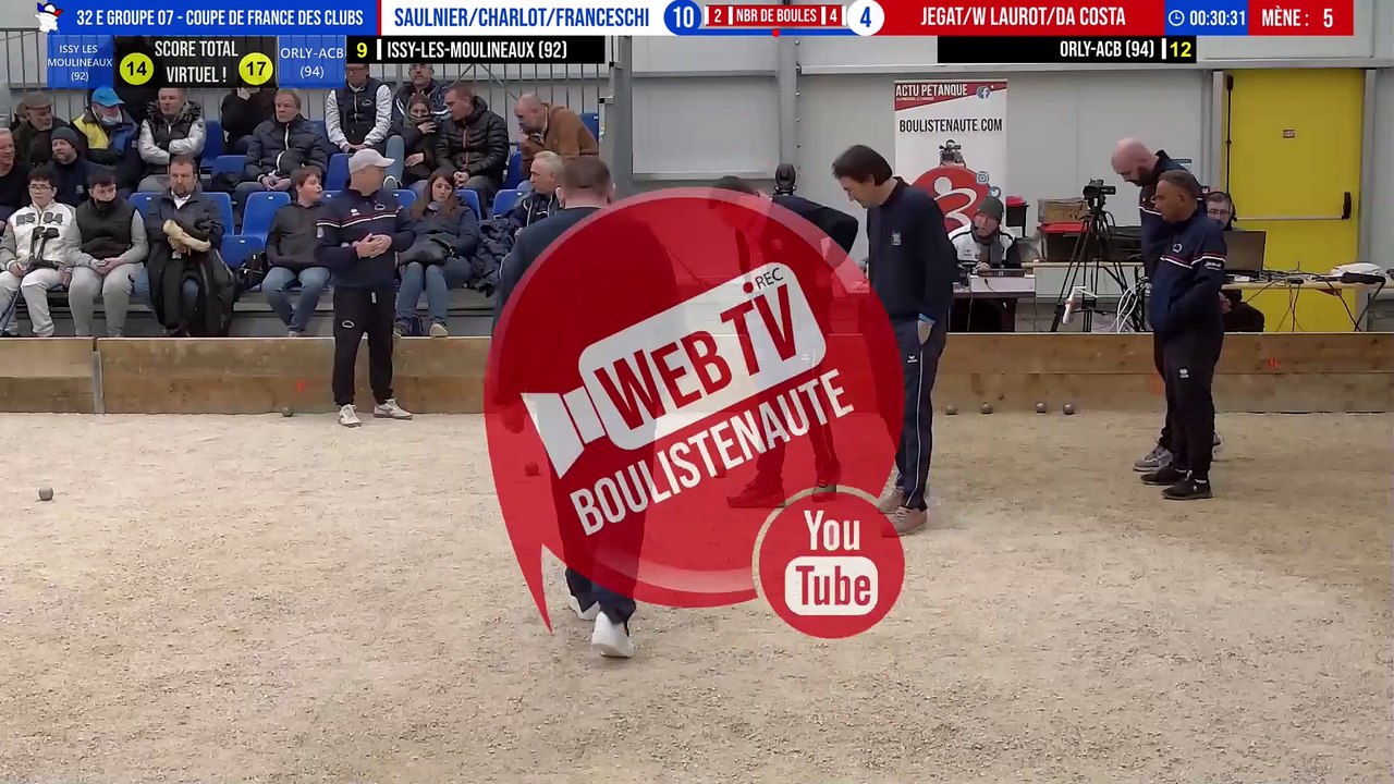 Triplettes ISSY-LES-MOULINEAUX vs ORLY : 32e Coupe de France des Clubs de pétanque - Saint-Florentin