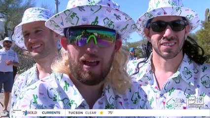 Fans at the WM Phoenix Open