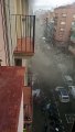 Un huésped de un hotel salta desde un balcón tras un incendio