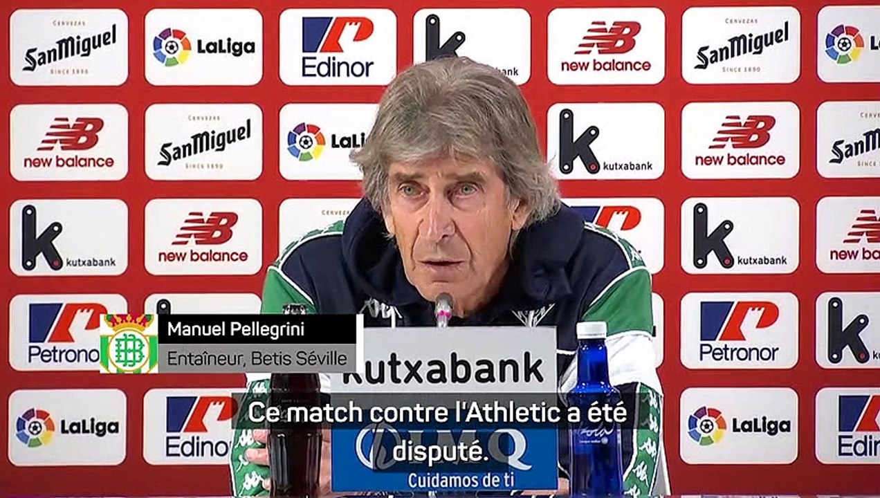 Manuel Pellegrini : "C'est une honte de voir comment les arbitres traitent Fekir"