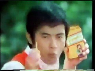 1975年　グリコプリッツ　CM　山口百恵　三浦友和