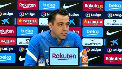 Xavi: "No va a ser fácil competir para la Liga, pero no la descartamos"
