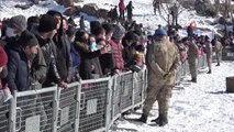 Çıldır Altın At Kristal Buz Festivali renkli görüntülere sahne oldu