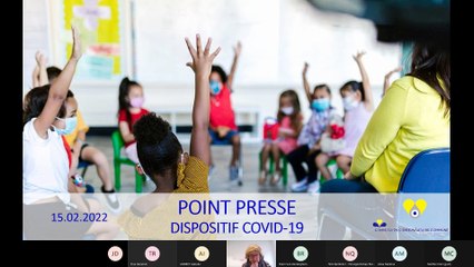 Situation épidémiologique et vaccinale à Bruxelles point press dispositif COVID-19 du 15 02 2022