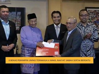 8 bekas pemimpin UMNO termasuk 6 wakil rakyat Sabah sertai Bersatu