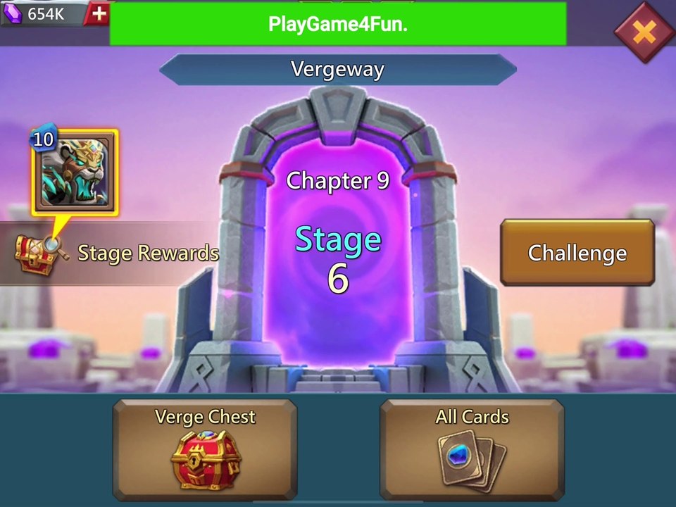 Lords Mobile - Vergeway - Chapter 9 Stage 6