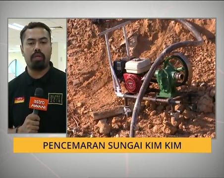 Perkembangan pencemaran bahan kimia Sungai Kim Kim setakat 4.00PM