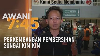 Perkembangan pembersihan Sungai Kim Kim