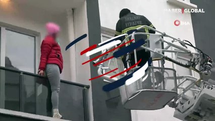  Sevgilisinin iki hafta boyunca rezidansa kilitlediği kadını böyle kurtarıldı