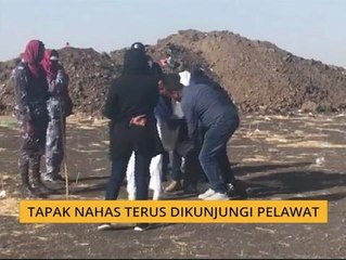 Tapak nahas pesawat terus dikunjungi pelawat