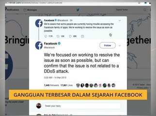 #Bualan 14 Mac: Gangguan terbesar dalam sejarah Facebook
