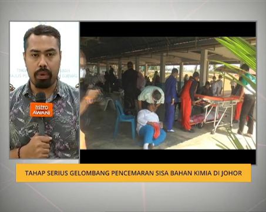 Tahap serius gelombang pencemaran sisa bahan kimia di Johor