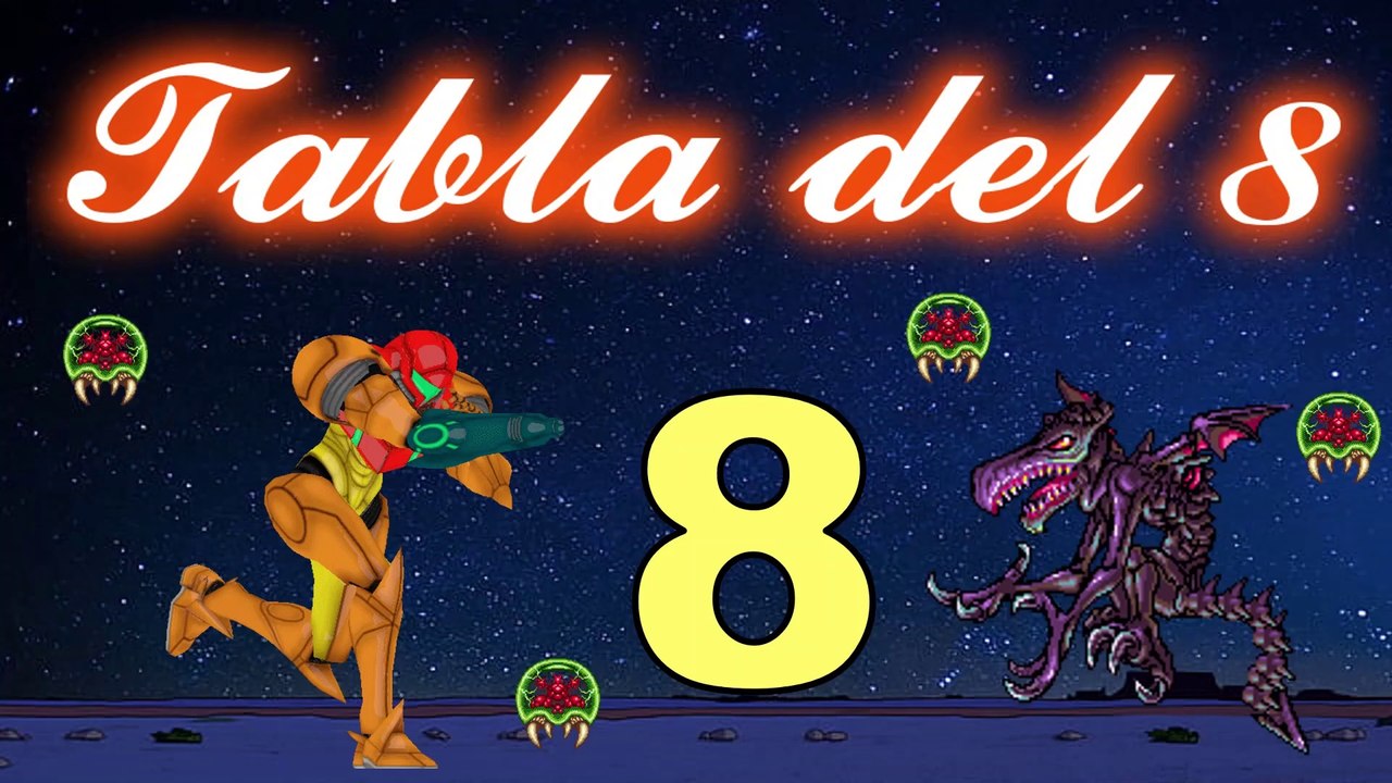 Aprendamos la tabla del 8 