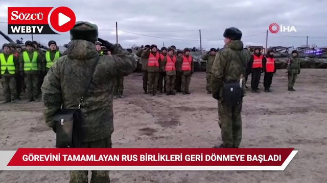 Rusya Savunma Bakanlığı: Bazı Rus birlikleri geri dönmeye başladı