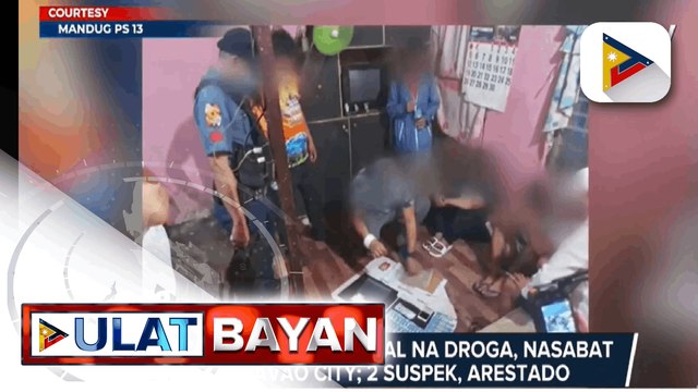 P320-K halaga ng iligal na droga, nasabat sa Davao City; 2 suspek, arestado