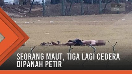 Seorang maut, tiga lagi cedera dipanah petir