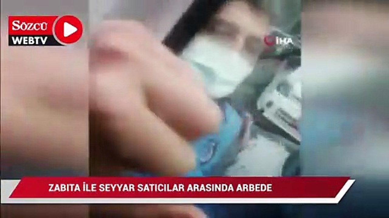 İstanbul'da zabıta ile seyyar satıcılar arasınd...