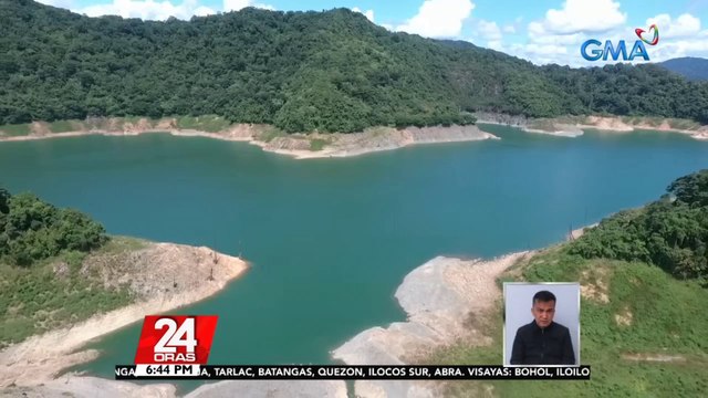 Antas ng tubig sa Angat Dam ngayong araw, mas mababa na kumpara sa parehong panahon noong 2019 at 2021 | 24 Oras