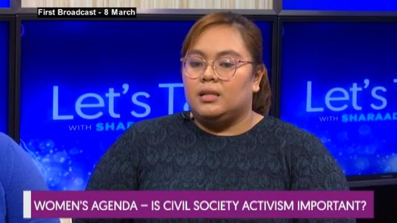 Let's Talk: Women's Agenda - Is Civil Society Activism Important?