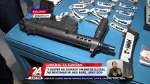 3 suspek na sangkot umano sa illegal na bentahan ng mga baril, arestado | 24 Oras